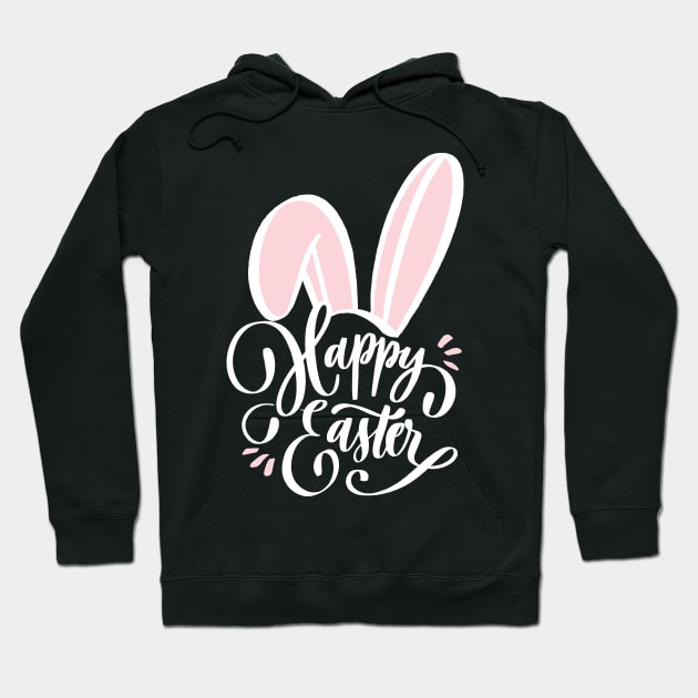 Happy Easter Bunny Ears | cute and funny T-Shirt Hoodie by MerchMadness